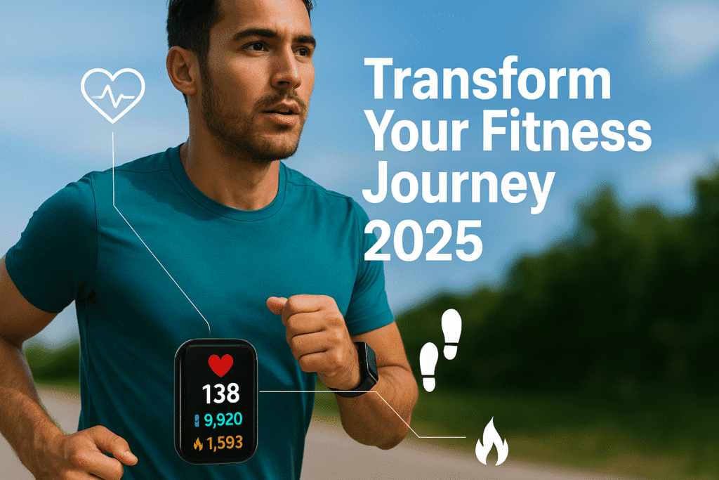 Person checking detailed health metrics on a smartwatch, showing heart rate, sleep quality, and activity trends.