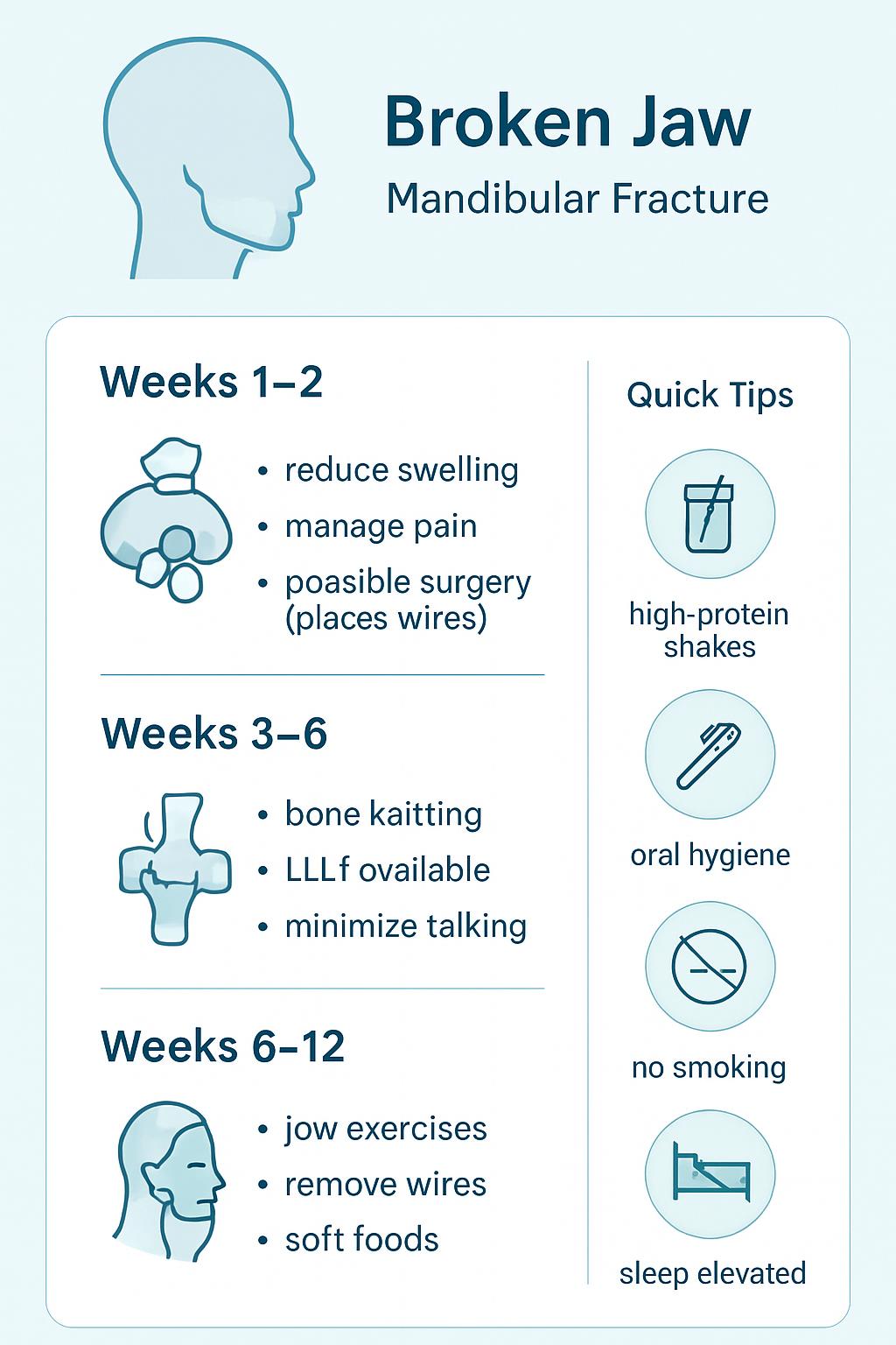 High-protein liquid diet foods for broken jaw recovery 2026