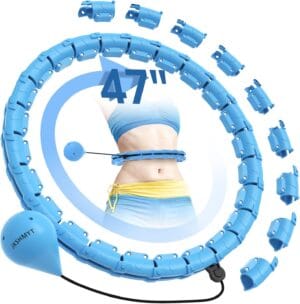 JKSHMYT smart weighted fit hoop for belly fat loss workout