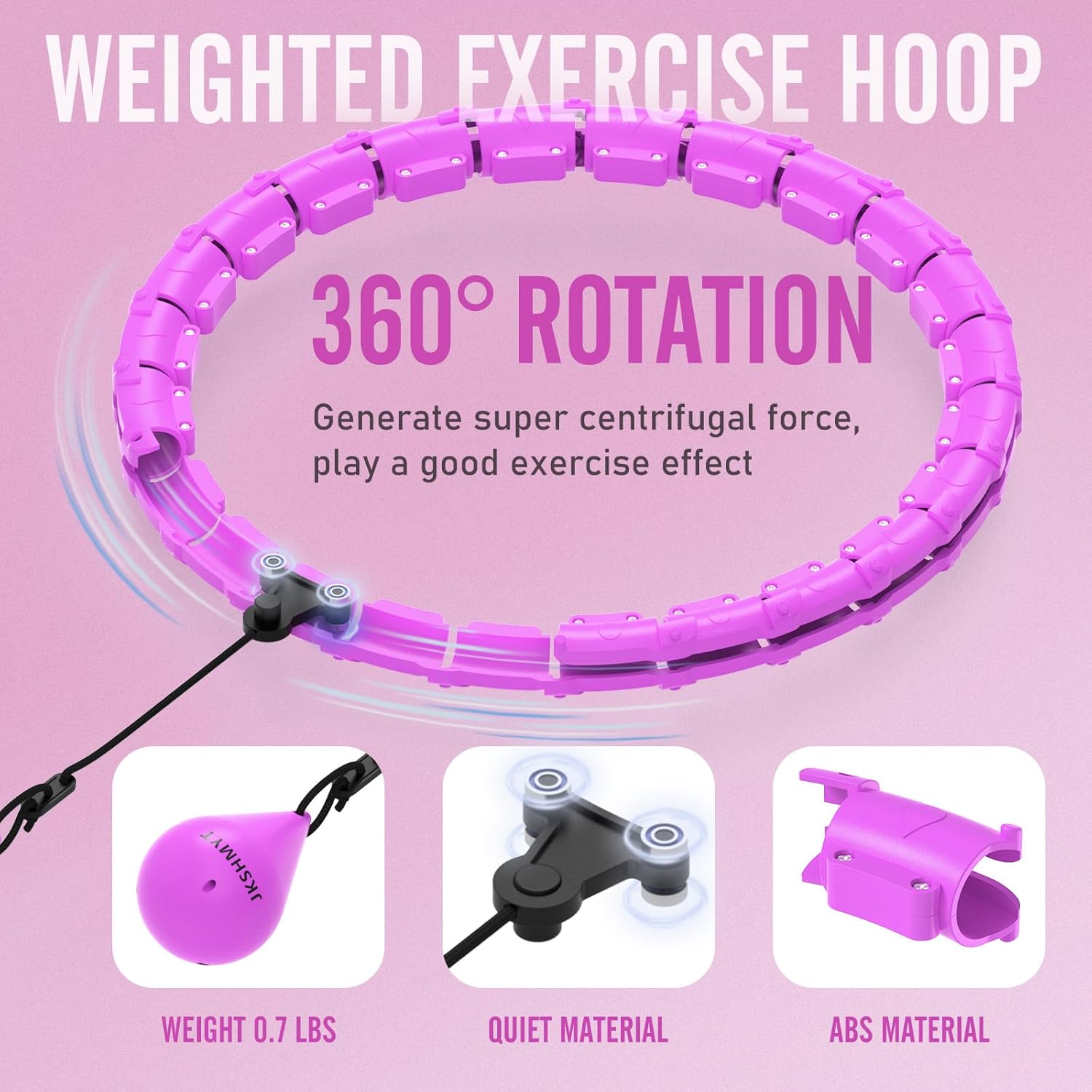 Smart weighted fit hoop weight loss results before and after tracking